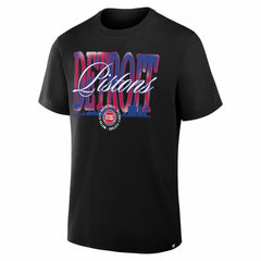 NBA - Detroit Pistons Chrome Legacy T-Shirt - Black
