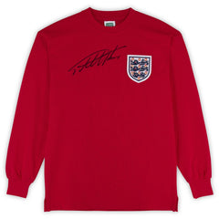 Sir Geoff Hurst England National Team Autographed 1966 Score Draw Jerseys - Icons