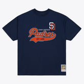 San Diego Padres Mitchell & Ness Script Sweep Arch T-Shirt for sale