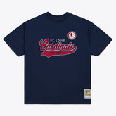 St. Louis Cardinals Mitchell & Ness Script Sweep Arch T-Shirt for sale