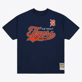 Detroit Tigers Mitchell & Ness Script Sweep Arch T-Shirt Online