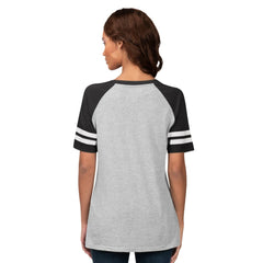Baltimore Orioles G-III 4Her by Carl Banks Women's Goal Line Raglan V-Neck T-Shirt Lifestyle