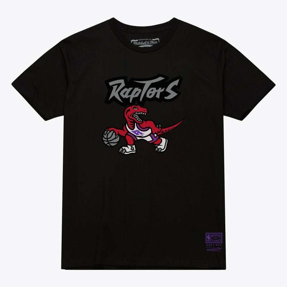 Mitchell & Ness - Toronto Raptors Unisex Hardwood Classics Arch T-Shirt - Black