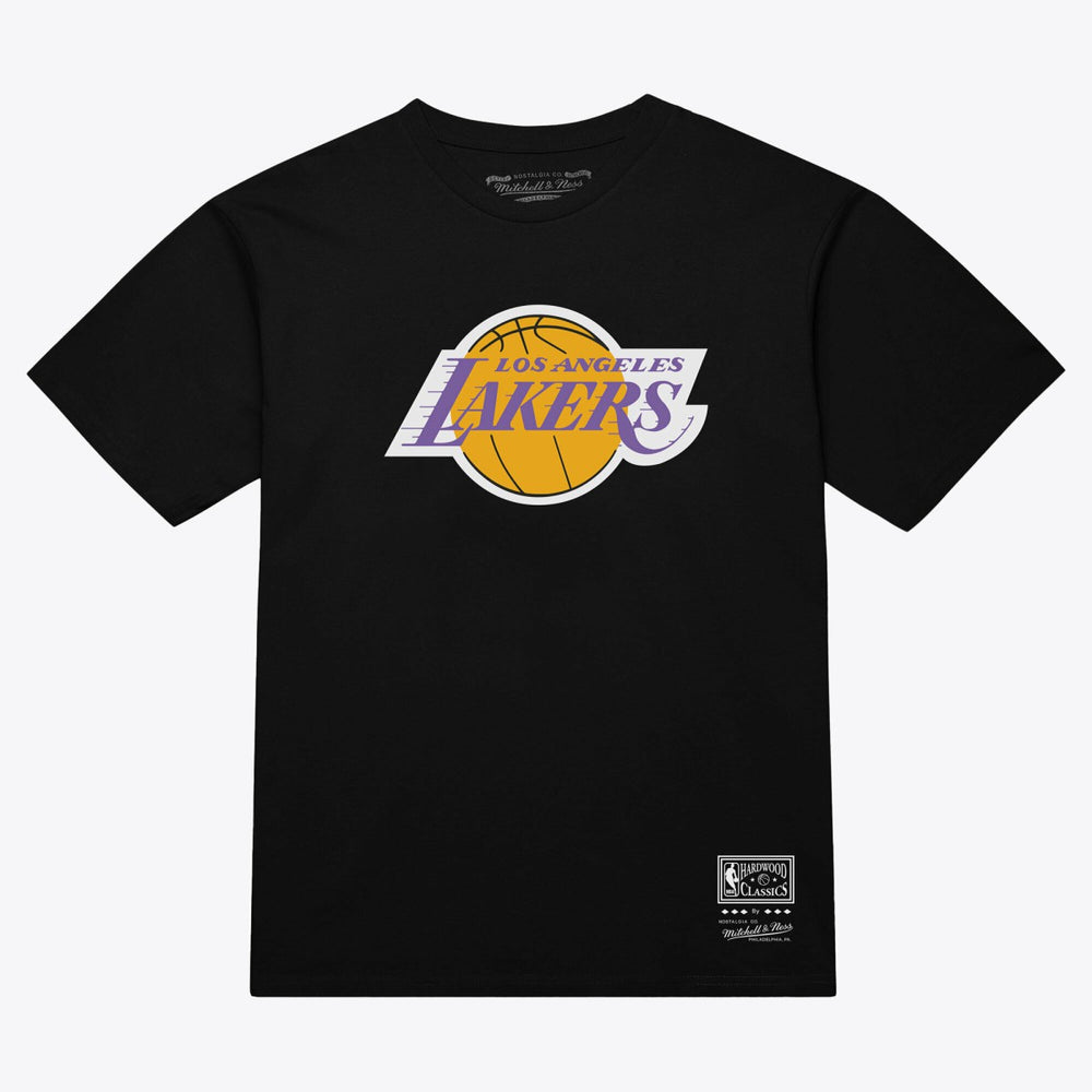 Mitchell & Ness - Los Angeles Lakers Unisex Hardwood Classics Arch T-Shirt - Black