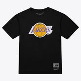 Mitchell & Ness - Los Angeles Lakers Unisex Hardwood Classics Arch T-Shirt - Black
