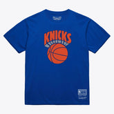 Mitchell & Ness - New York Knicks Unisex Hardwood Classics Arch T-Shirt - Royal
