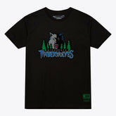 Mitchell & Ness - Minnesota Timberwolves Unisex Hardwood Classics Arch T-Shirt - Black