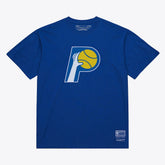 Mitchell & Ness - Indiana Pacers Unisex Hardwood Classics Arch T-Shirt - Royal