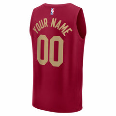 Fanatics - Cleveland Cavaliers Youth Fastbreak Custom Jersey - Icon Editi- Red