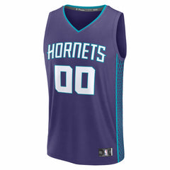 Fanatics - Charlotte Hornets Youth Fastbreak Custom Jersey - Statement Edition - Purple
