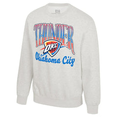 NBA - Oklahoma City Thunder Stadium Essentials Unisex Sky High Fleece Sweatshirt - Oatmeal