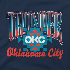 NBA - Oklahoma City Thunder Stadium Essentials Unisex Sky High Hoodie - Navy