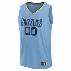 Fanatics - Memphis Grizzlies Youth Fastbreak Custom Jersey - Statement Edition - Light Blue