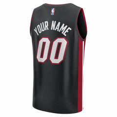 Fanatics - Miami Heat Fastbreak Custom Jersey - Icon Edition - Black