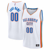 Fanatics - Oklahoma City Thunder Youth Fastbreak Custom Jersey - Association Edition - White