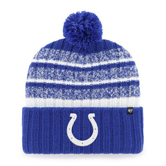 Indianapolis Colts '47 Tavern Cuffed Knit Hat with Pom Royal/White - 47 brand