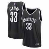 Fanatics - Nic Claxton Brooklyn Nets Fast Break Replica Jersey - Black - Icon Edition