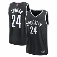 Fanatics - Cam Thomas Brooklyn Nets Fast Break Replica Jersey - Black - Icon Edition