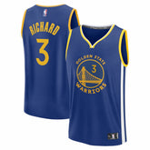 Fanatics - Will Richard Golden State Warriors Fast Break Replica Jersey - Blue - Icon Edition