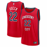 Fanatics - Derik Queen New Orleans Pelicans Fast Break Replica Player Jersey - Statement Edition - Red