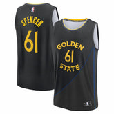Fanatics - Pat Spencer Golden State Warriors Fast Break Replica Player Jersey - Statement Editi- Black