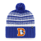 Denver Broncos '47 Tavern Cuffed Knit Hat with Pom Royal - 47 brand