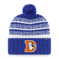 Denver Broncos '47 Tavern Cuffed Knit Hat with Pom Royal - 47 brand