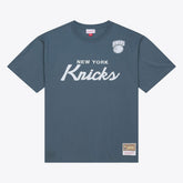 Mitchell & Ness - New York Knicks Thunderstorm T-Shirt - Blue