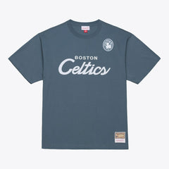 Mitchell & Ness - Boston Celtics Thunderstorm T-Shirt - Blue