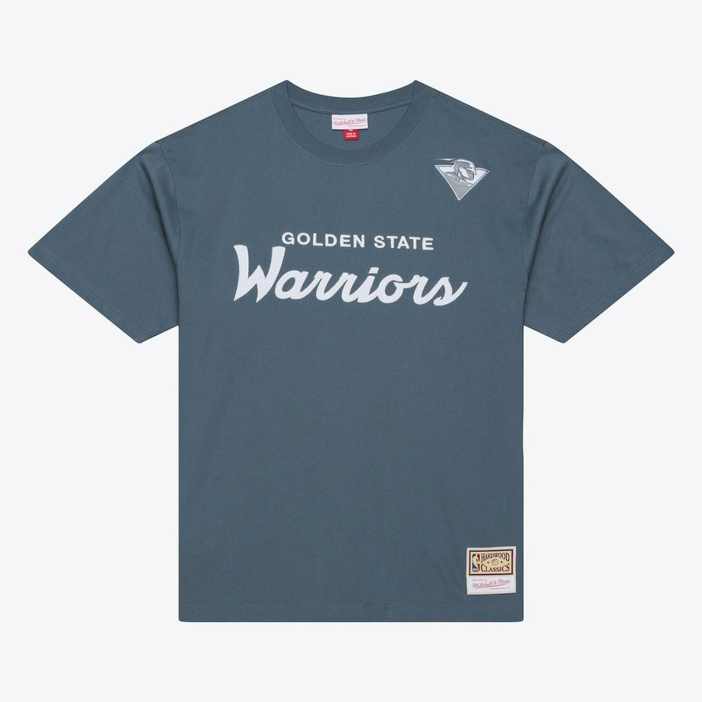 Mitchell & Ness - Golden State Warriors Thunderstorm T-Shirt - Blue