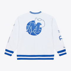 Mitchell & Ness - Dallas Mavericks Arctic Fleece Sweatshirt - White