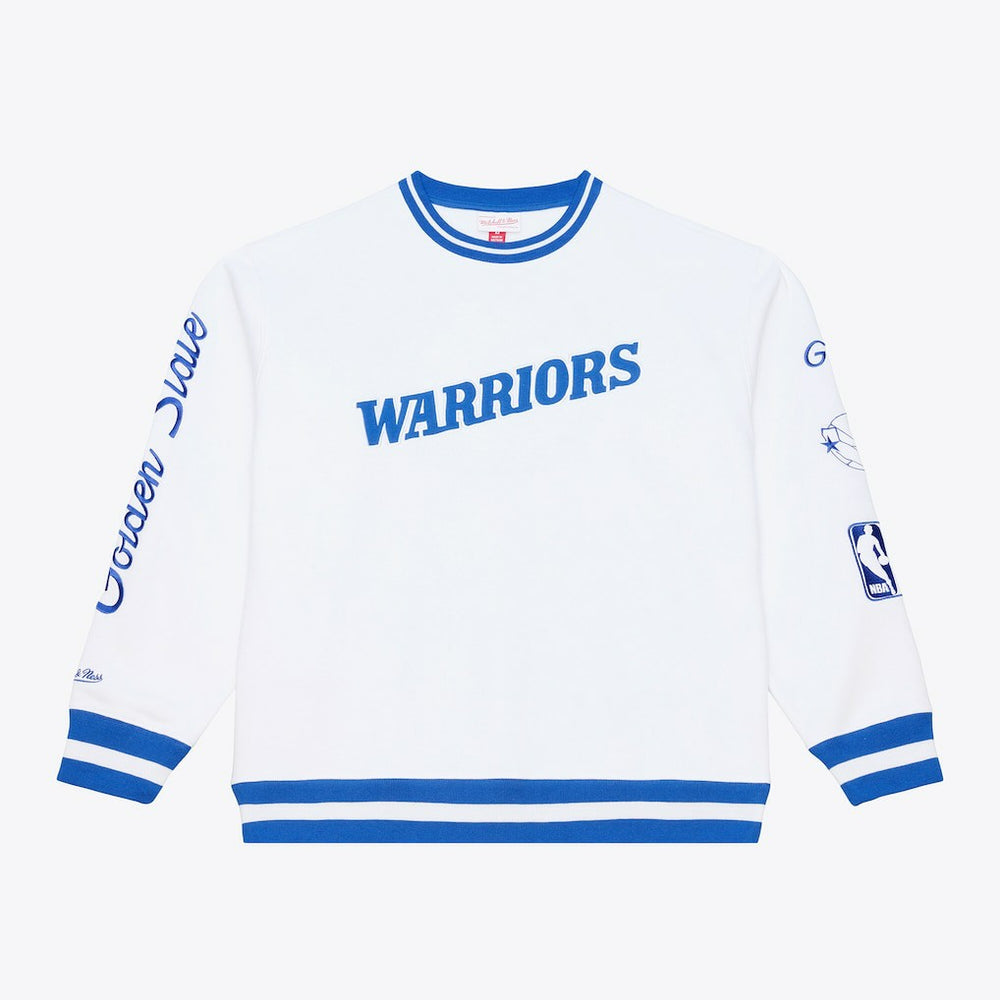 Mitchell & Ness - Golden State Warriors Arctic Fleece Sweatshirt - White