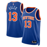 Nike - Tyler Kolek New York Knicks Unisex Swingman Jersey - Icon Edition - Blue