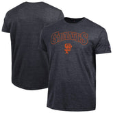 San Francisco Giants Champion Cooperstown Wordmark Lockup Tri-Blend T-Shirt On Sale