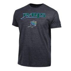 Tampa Bay Rays Champion Cooperstown Wordmark Lockup Tri-Blend T-Shirt Online