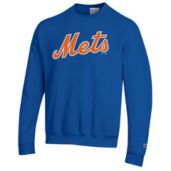 New York Mets Champion Powerblend Wordmark Sweatshirt Sale