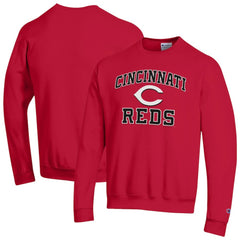 Cincinnati Reds Champion Heart & Soul Powerblend Sweatshirt Lifestyle