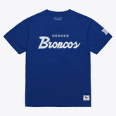Denver Broncos Head Coach Classic T-Shirt Royal - Mitchell & Ness