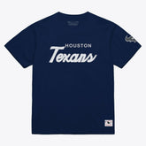 Houston Texans Head Coach Classic T-Shirt Navy - Mitchell & Ness