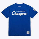 Los Angeles Chargers Head Coach Classic T-Shirt Royal - Mitchell & Ness