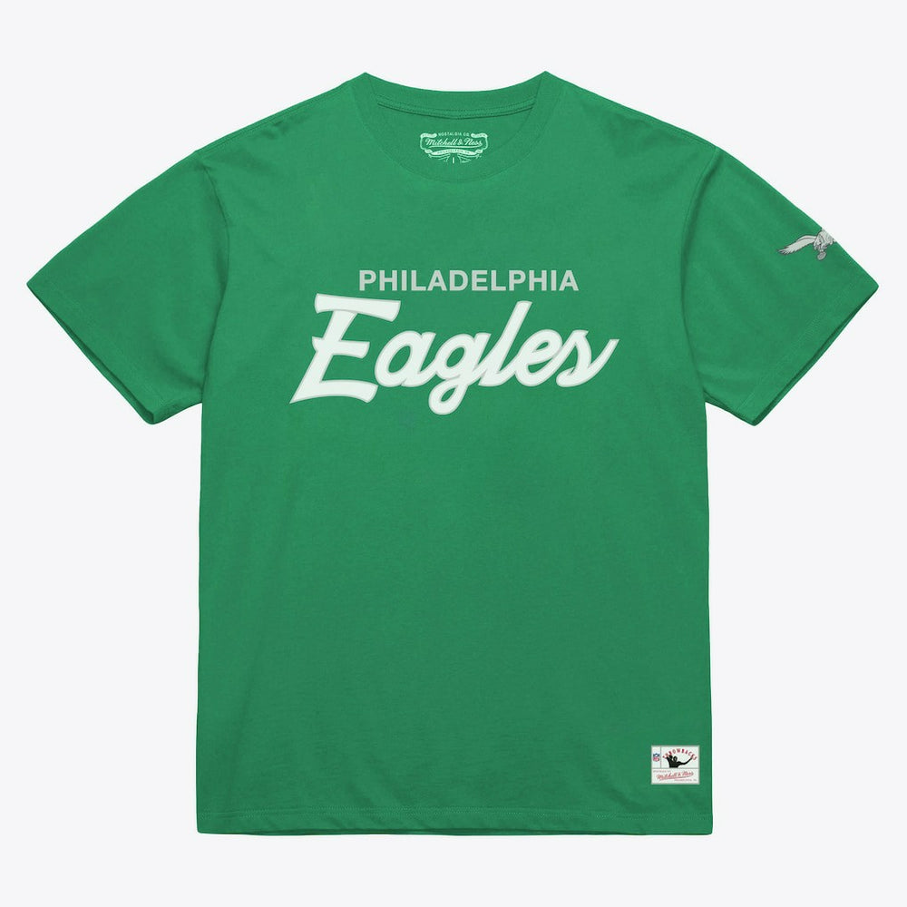 Philadelphia Eagles Head Coach Classic T-Shirt Kelly Green - Mitchell & Ness