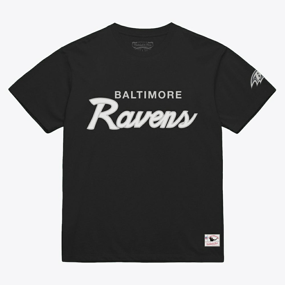 Baltimore Ravens Head Coach Classic T-Shirt Black - Mitchell & Ness