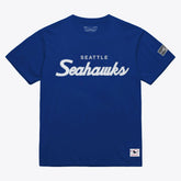 Seattle Seahawks Head Coach Classic T-Shirt Royal - Mitchell & Ness