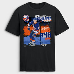 Matthew Schaefer New York Islanders - Fresh Ice T-Shirt Black
