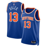 Nike - Tyler Kolek New York Knicks Unisex Swingman Jersey - Icon Edition - Blue