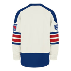 New York Rangers '47 Pond Hockey Trio Eternal Lacer Sweatshirt Cream