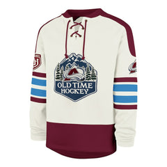 Colorado Avalanche - '47 Pond Hockey Trio Eternal Lacer Sweatshirt Cream