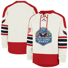 Washington Capitals '47 Pond Hockey Trio Eternal Lacer Sweatshirt Cream