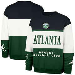 Atlanta Braves '47 Tee Up Maximalist Fleece Sweatshirt Lifestyle