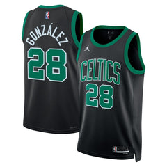 NBA - Hugo González Boston Celtics Jordan Brand Unisex Swingman Jersey - Black - Statement Edition